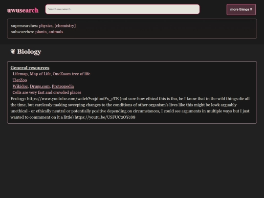 biology screenshot
