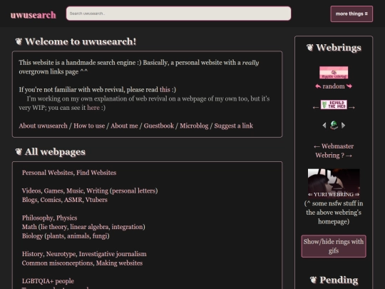 index screenshot