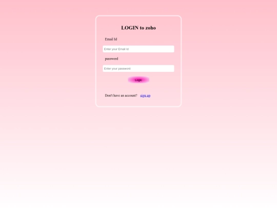 project 1/login screenshot