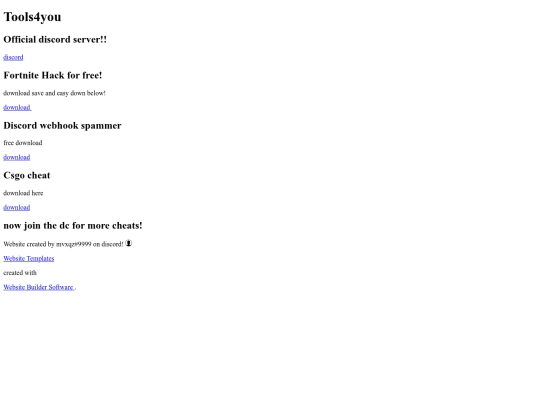 index screenshot