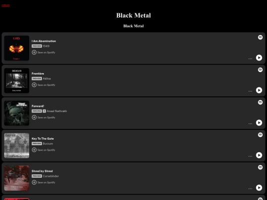 BlackMetal screenshot