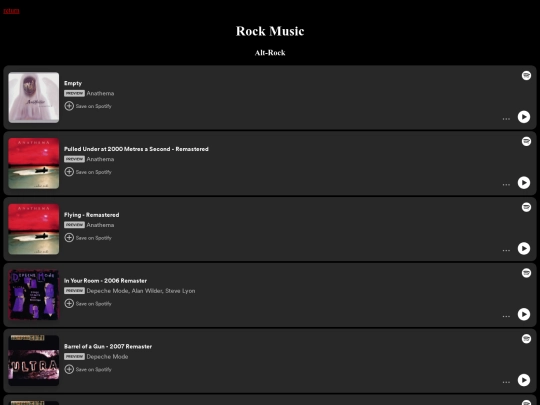 Rock screenshot