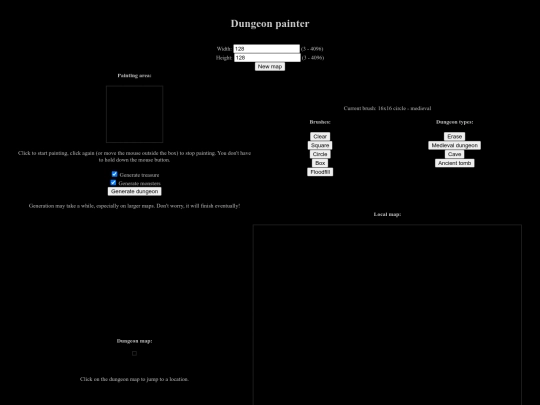 Javascript/Dungeon_painter_original/Dungeon_painter screenshot