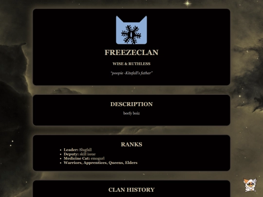 clans/freezeclan screenshot