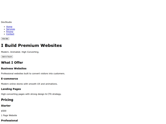 index screenshot