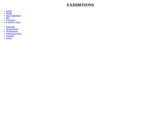 exhibitions screenshot