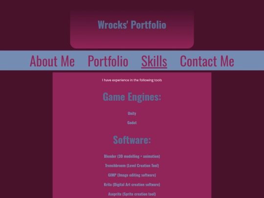 skills screenshot