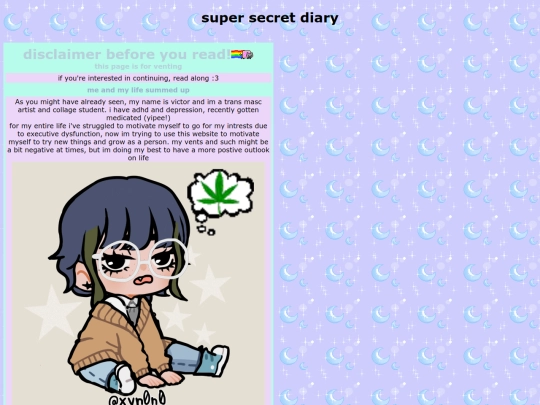 diary screenshot