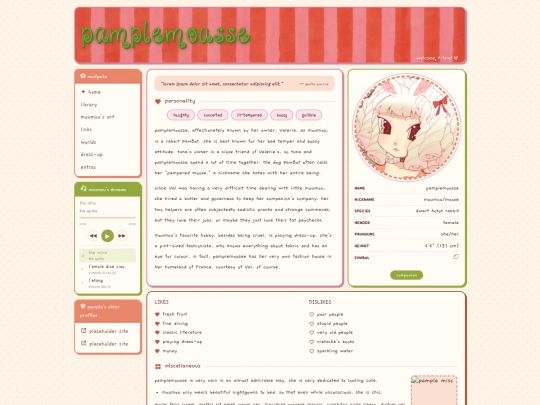 characters/pamplemousse screenshot