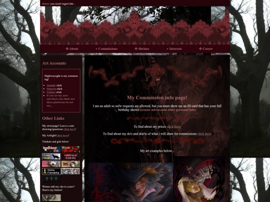 commissions screenshot