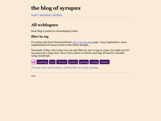 blogs screenshot