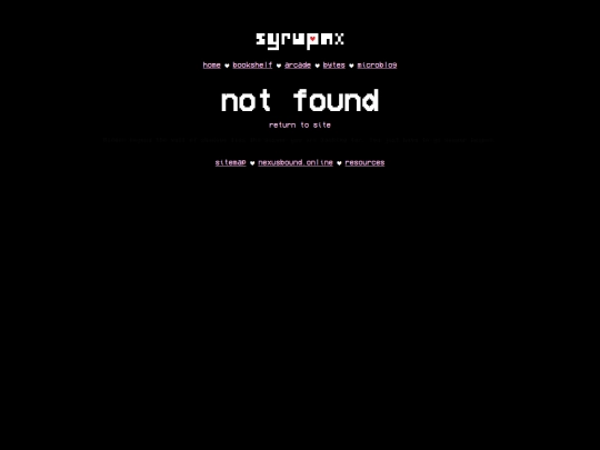 not_found screenshot