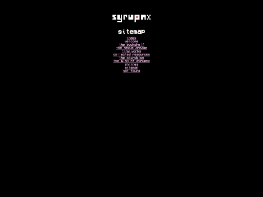 sitemap screenshot