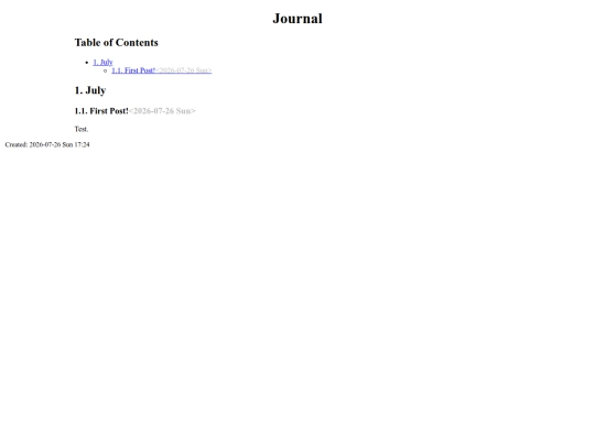 pages/journal screenshot