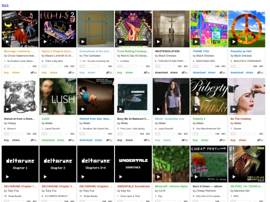 MusiconBandcamp screenshot
