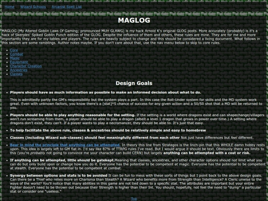 Rules screenshot