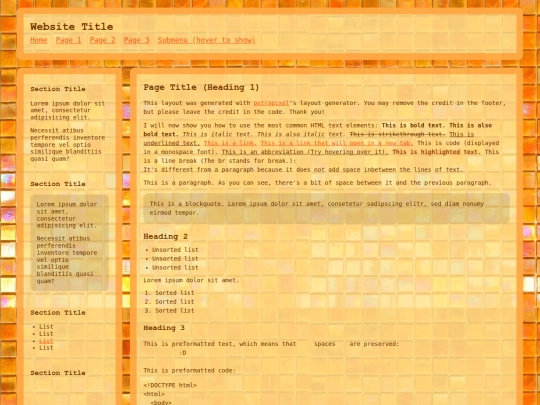 index screenshot