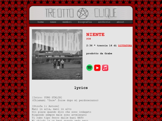 musica/dittatura/niente screenshot