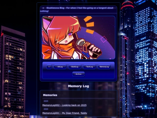 blog-memorylog screenshot