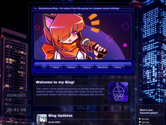 blog screenshot