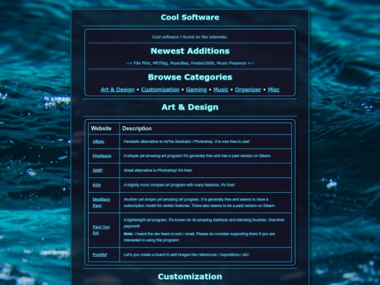 collections/cool-software screenshot