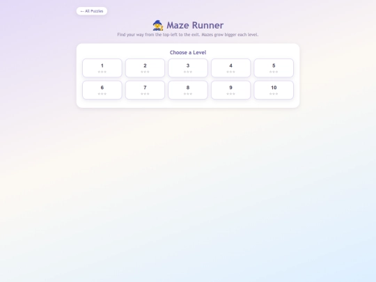 maze-runner screenshot