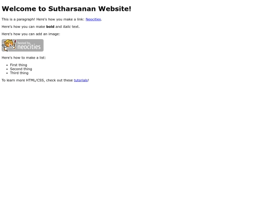 index screenshot