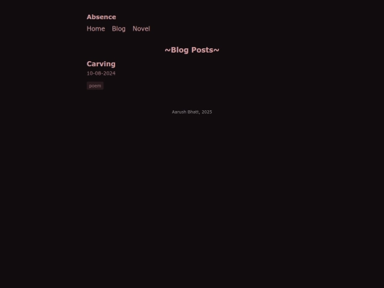blog screenshot