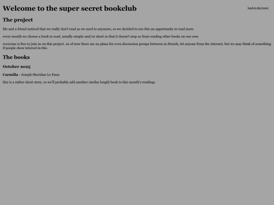Bookclub screenshot