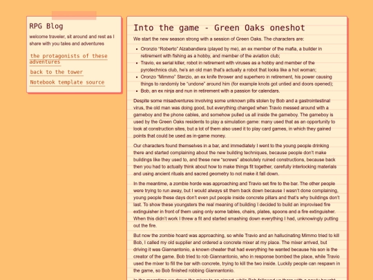 RPGblog screenshot
