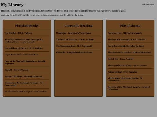 library screenshot