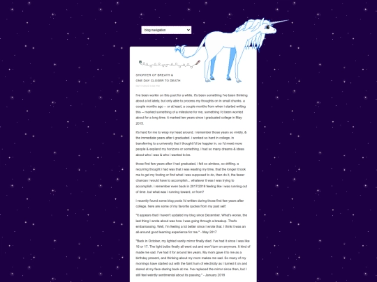 blog screenshot