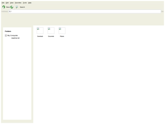 apps/explorer screenshot
