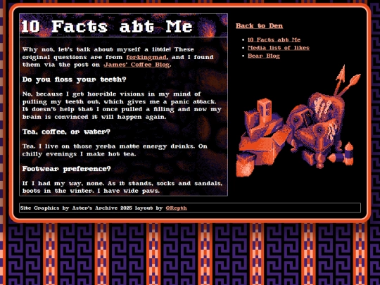 Den/10things screenshot