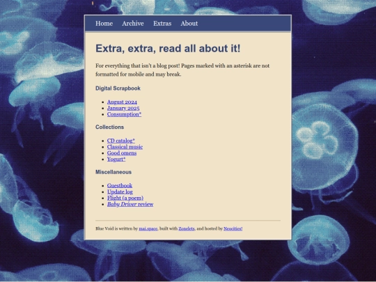 extras screenshot