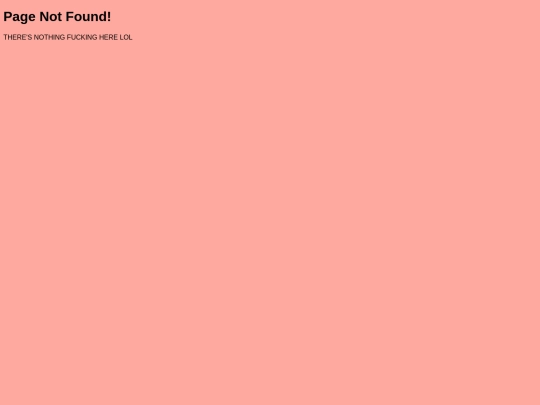 not_found screenshot
