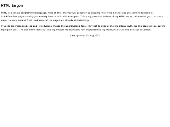 index screenshot