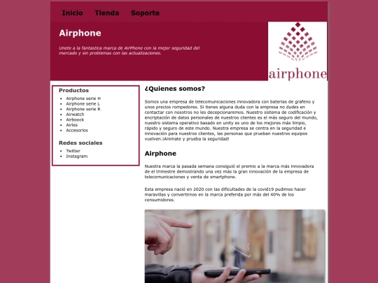 web screenshot