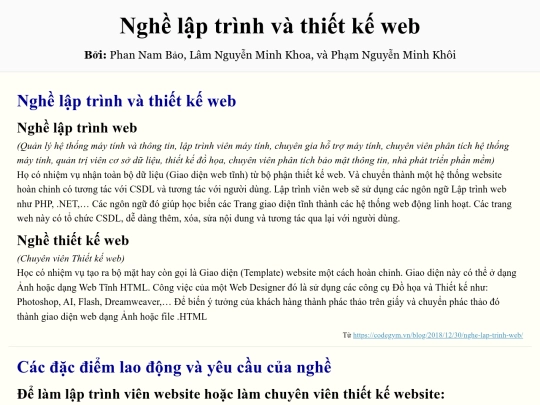 website screenshot