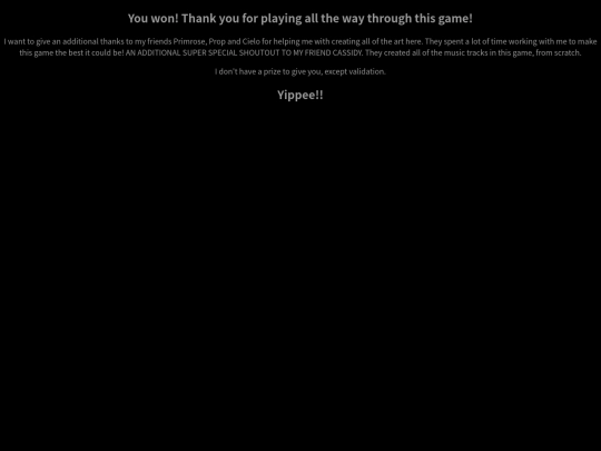 congrats screenshot