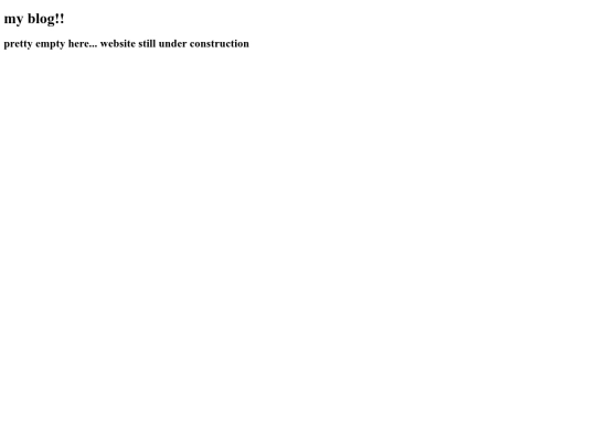 blog screenshot