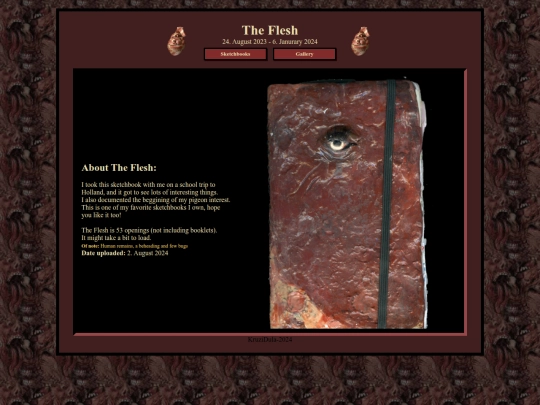 SKETCHBOOKS/THE FLESH screenshot