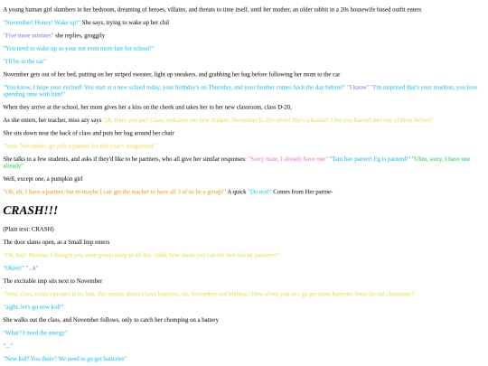 Testpage screenshot