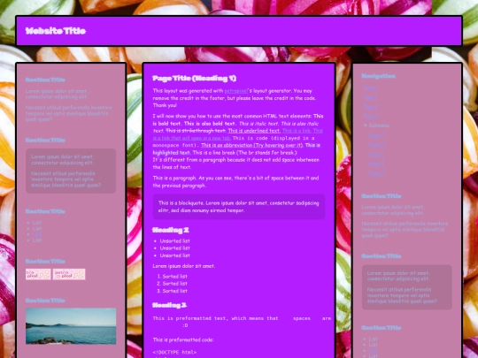 index screenshot