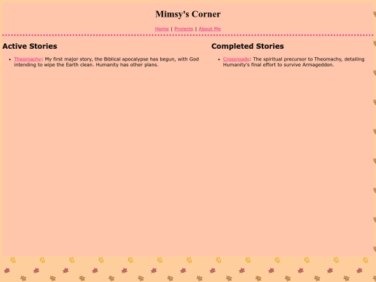 projects screenshot