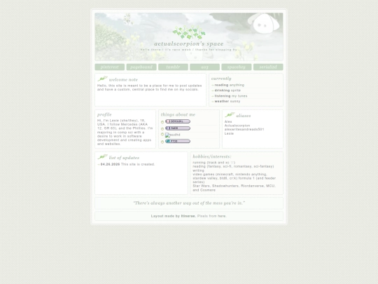 index screenshot
