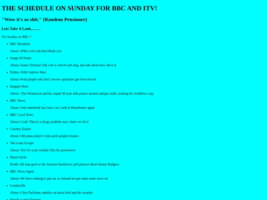 bbcitvschedule screenshot