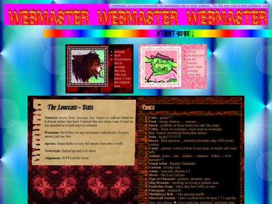 webmaster screenshot
