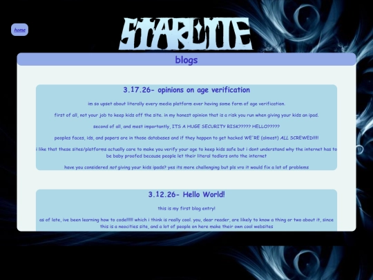 blogs screenshot