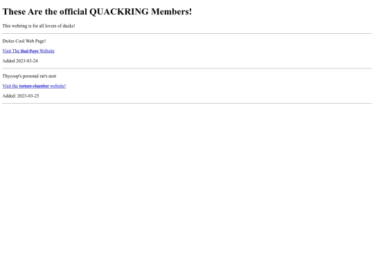 Members screenshot